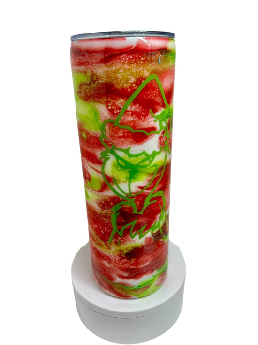 #5 Custom Grinch 20oz Tumbler